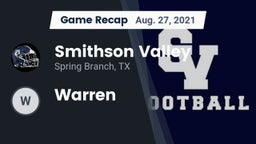 Recap: Smithson Valley  vs. Warren 2021