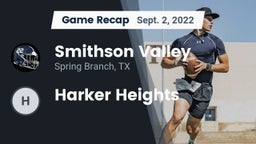 Recap: Smithson Valley  vs. Harker Heights 2022