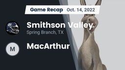 Recap: Smithson Valley  vs. MacArthur 2022