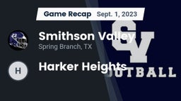 Recap: Smithson Valley  vs. Harker Heights 2023