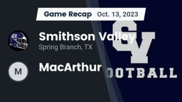 Recap: Smithson Valley  vs. MacArthur 2023