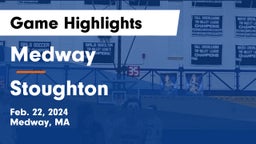 Medway  vs Stoughton  Game Highlights - Feb. 22, 2024