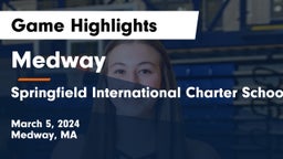 Medway  vs Springfield International Charter School Game Highlights - March 5, 2024
