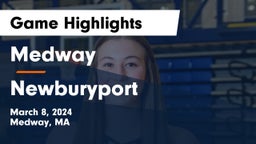 Medway  vs Newburyport Game Highlights - March 8, 2024