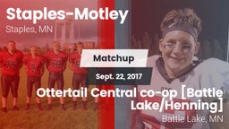 Matchup: Staples-Motley High vs. Ottertail Central co-op [Battle Lake/Henning]  2017
