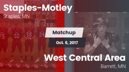 Matchup: Staples-Motley High vs. West Central Area 2017
