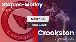 Matchup: Staples-Motley High vs. Crookston  2018