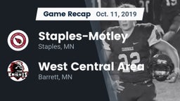 Recap: Staples-Motley  vs. West Central Area 2019