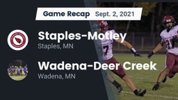 Recap: Staples-Motley  vs. Wadena-Deer Creek  2021