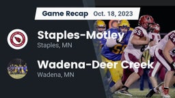 Recap: Staples-Motley  vs. Wadena-Deer Creek  2023