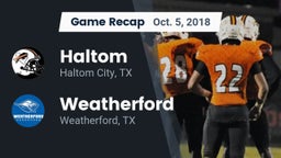 Recap: Haltom  vs. Weatherford  2018