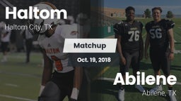 Matchup: Haltom  vs. Abilene  2018