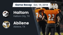 Recap: Haltom  vs. Abilene  2018