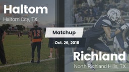 Matchup: Haltom  vs. Richland  2018