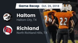 Recap: Haltom  vs. Richland  2018