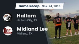 Recap: Haltom  vs. Midland Lee  2018