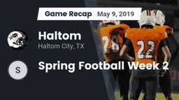 Recap: Haltom  vs. Spring Football Week 2 2019