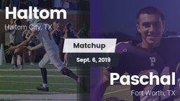 Matchup: Haltom  vs. Paschal  2019