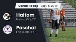 Recap: Haltom  vs. Paschal  2019