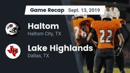Recap: Haltom  vs. Lake Highlands  2019