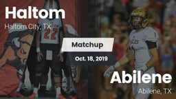Matchup: Haltom  vs. Abilene  2019