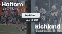 Matchup: Haltom  vs. Richland  2019