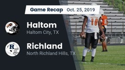 Recap: Haltom  vs. Richland  2019
