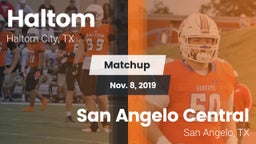 Matchup: Haltom  vs. San Angelo Central  2019