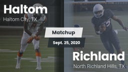 Matchup: Haltom  vs. Richland  2020