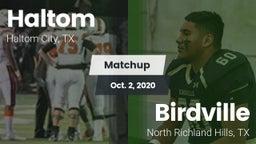 Matchup: Haltom  vs. Birdville  2020