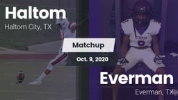 Matchup: Haltom  vs. Everman  2020