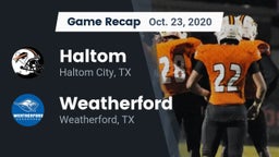 Recap: Haltom  vs. Weatherford  2020