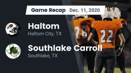 Recap: Haltom  vs. Southlake Carroll  2020
