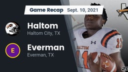 Recap: Haltom  vs. Everman  2021
