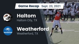 Recap: Haltom  vs. Weatherford  2021