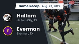 Recap: Haltom  vs. Everman  2022