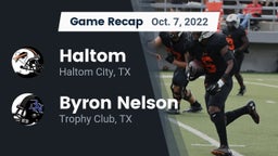 Recap: Haltom  vs. Byron Nelson  2022