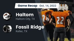 Recap: Haltom  vs. Fossil Ridge  2022