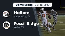 Recap: Haltom  vs. Fossil Ridge  2023