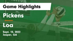 Pickens  vs Loa Game Highlights - Sept. 10, 2022