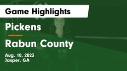 Pickens  vs Rabun County  Game Highlights - Aug. 10, 2023