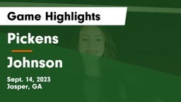 Pickens  vs Johnson  Game Highlights - Sept. 14, 2023