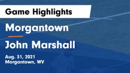 Morgantown  vs John Marshall  Game Highlights - Aug. 31, 2021