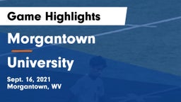 Morgantown  vs University  Game Highlights - Sept. 16, 2021