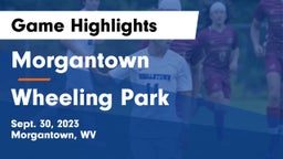 Morgantown  vs Wheeling Park  Game Highlights - Sept. 30, 2023