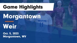 Morgantown  vs Weir  Game Highlights - Oct. 5, 2023