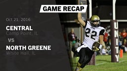 Recap: Central  vs. North Greene  2016