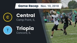 Recap: Central  vs. Triopia  2018