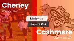 Matchup: Cheney  vs. Cashmere  2018