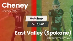 Matchup: Cheney  vs. East Valley  (Spokane) 2018